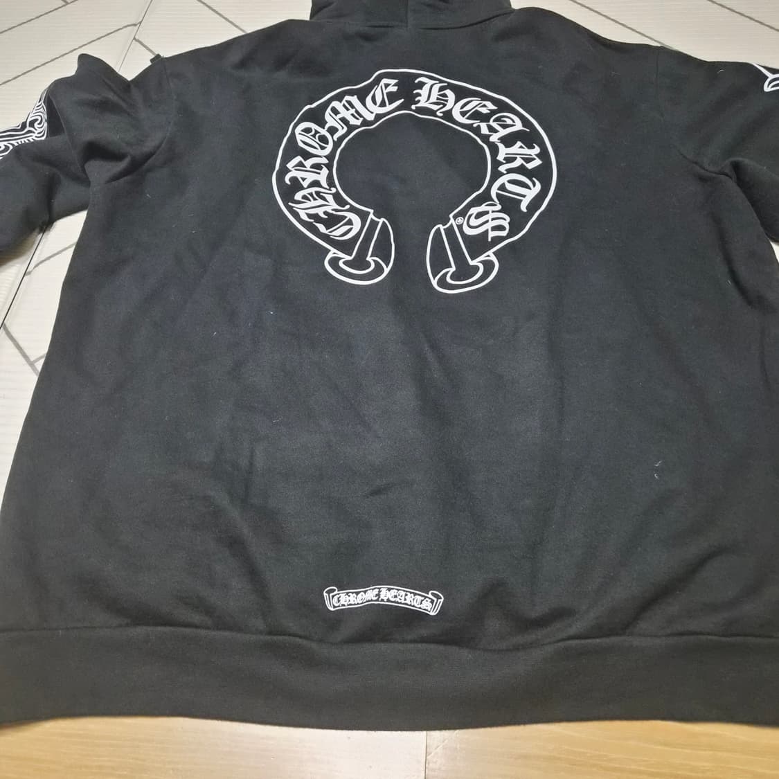 크롬하츠 후드티 홀스슈 플로랄 후드티 XL 상품이미지2