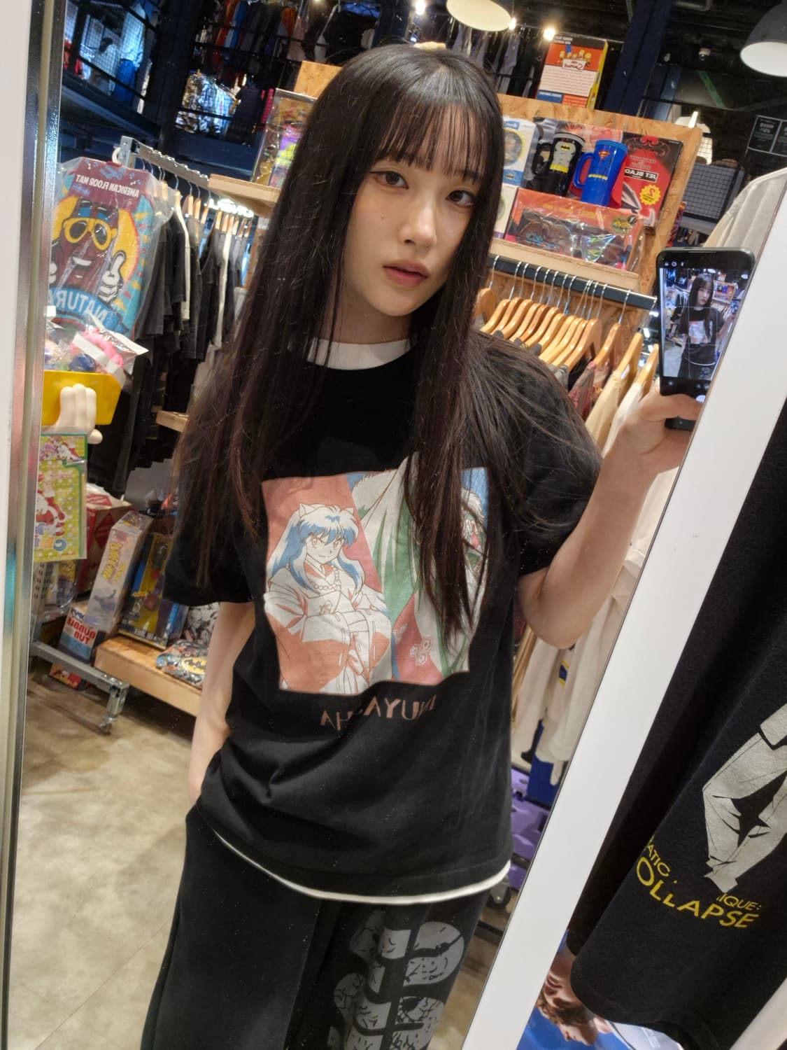 [Movic] 이누야샤 원화 전시회 한정 굿즈 티셔츠 상품이미지4