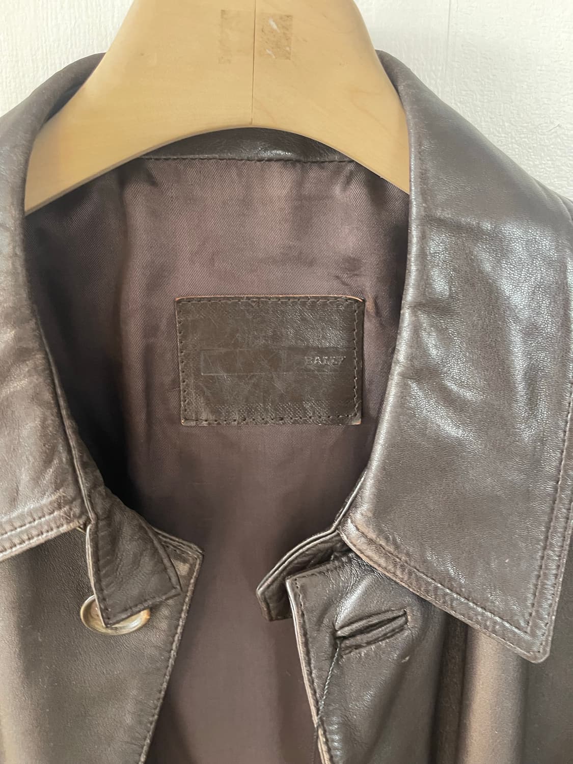 발리 레더 카코트 (BALLY Leather Car Coat) 상품이미지2