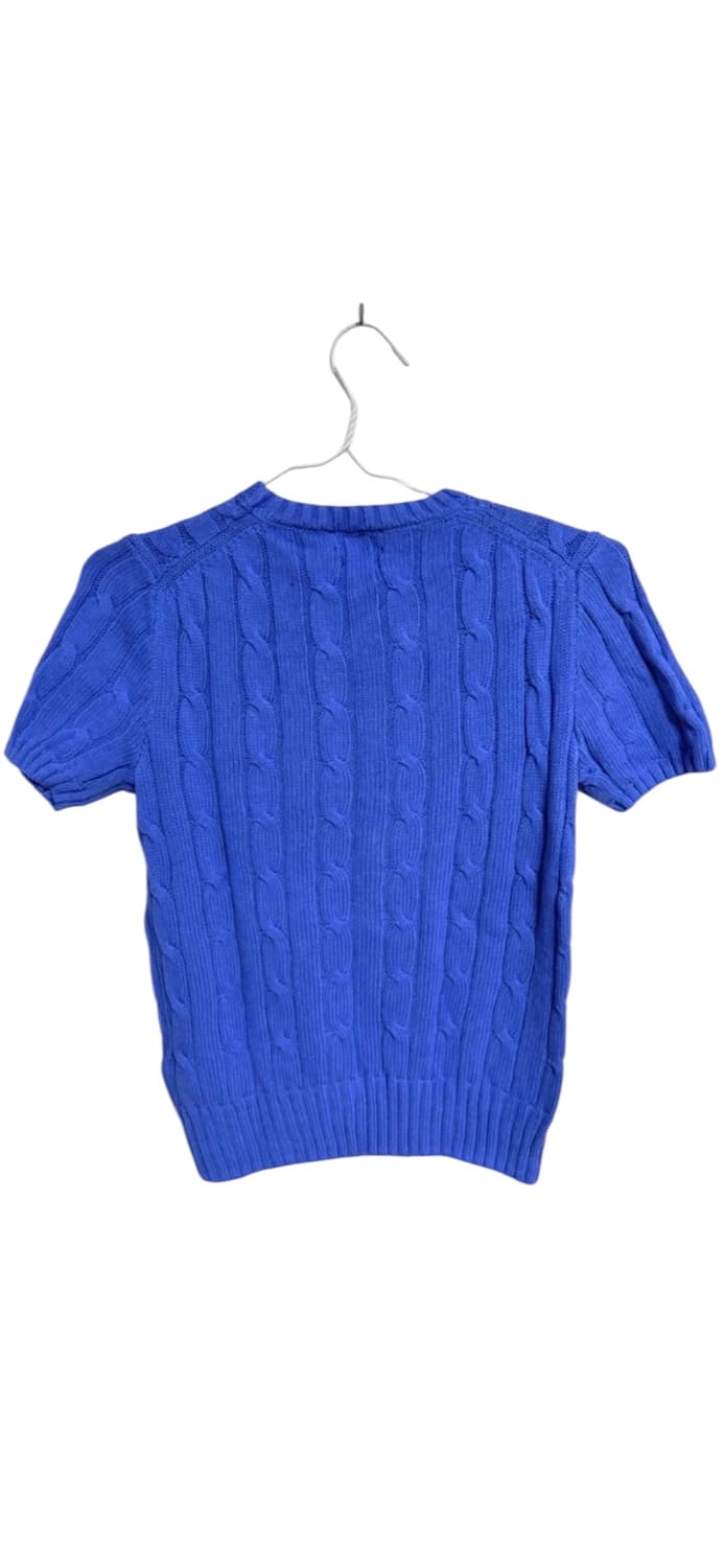 폴로 반팔 꽈배기 니트 상품이미지2