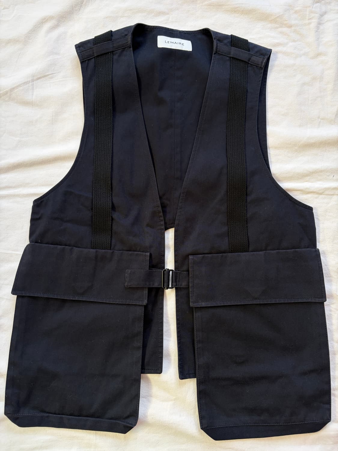 르메르 18ss 유틸리티 베스트 블랙 LEMAIRE 조끼 상품이미지4