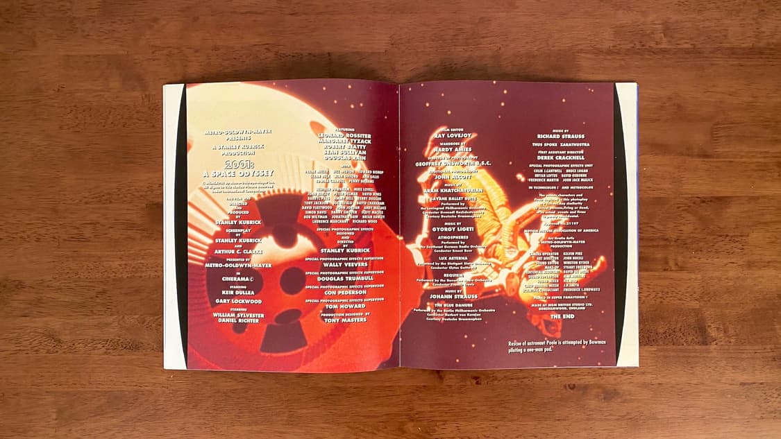 2001: 스페이스 오디세이 일본 극장용 팜플렛 (1995년 재판본) 상품이미지1