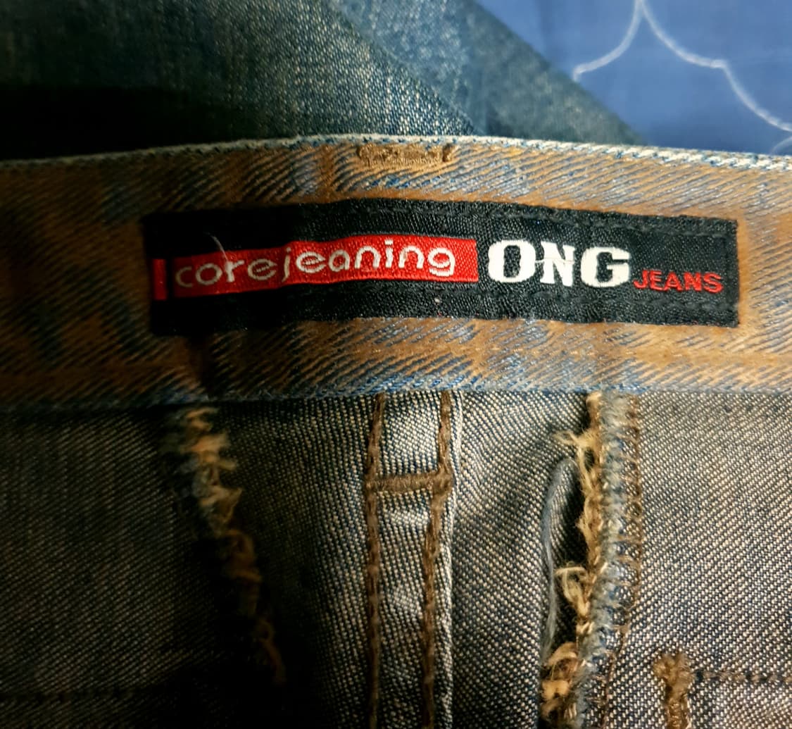 (빈티지) ONG JEANS 워싱 스판 부츠컷 데님진 (30) 상품이미지4