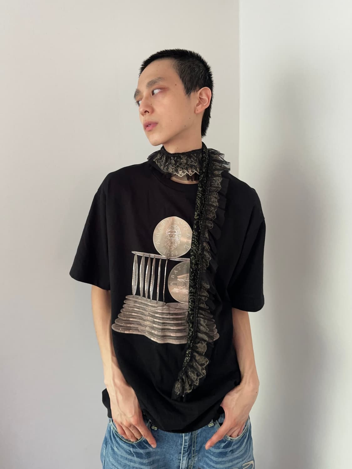 Bape 골드 코인 티셔츠 상품이미지1