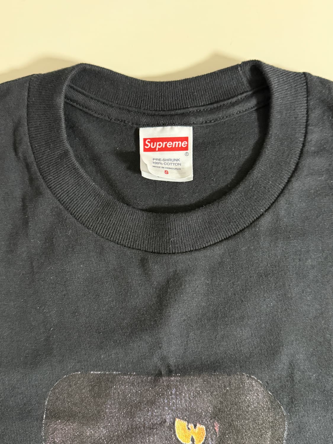 슈프림 x 우탱 클랜 RZA 티셔츠 블랙 상품이미지4