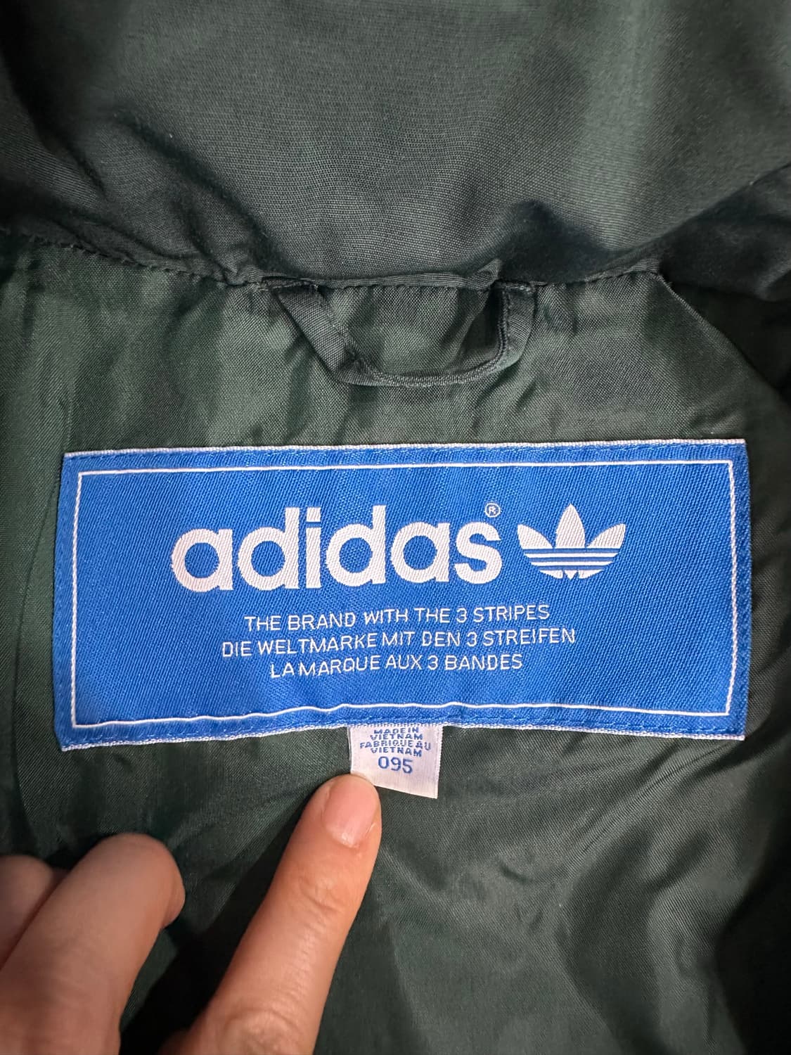 아디다스 오리지널스 TEAM adidas 와펜 오리털 다운 패딩 95 상품이미지7