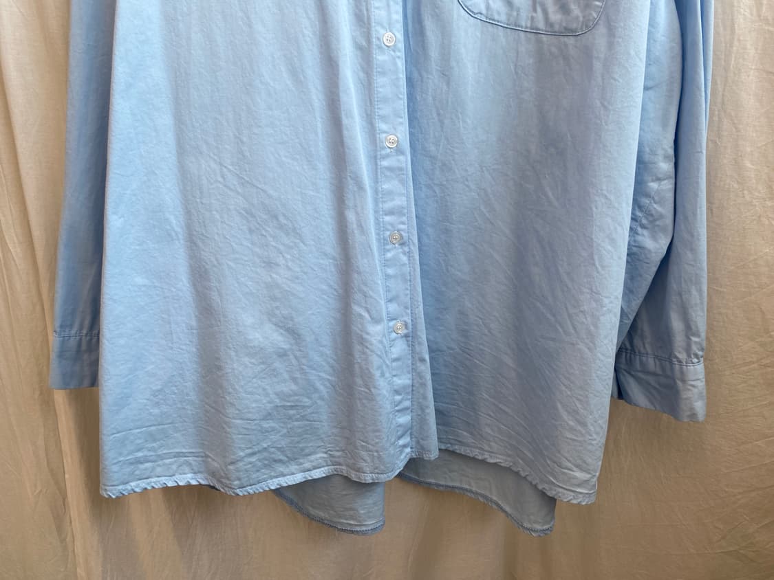 베이직 블루 셔츠(XXL) 상품이미지4