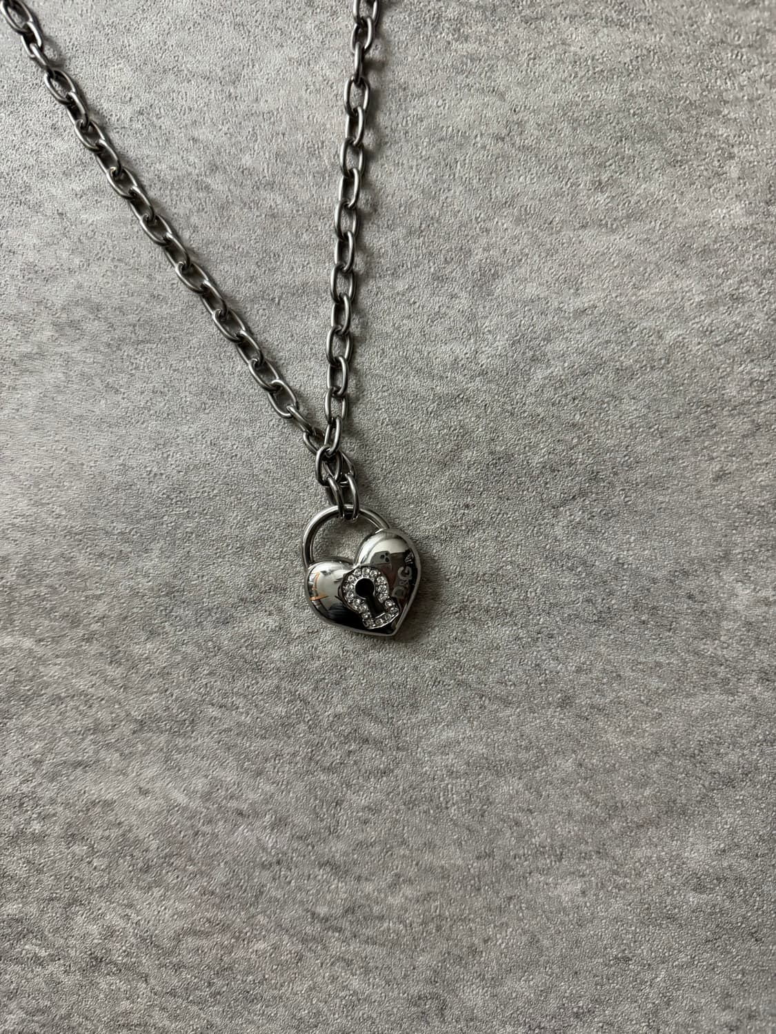 D&G 돌체앤가바나 하트 락체인 넥레이스 상품이미지4