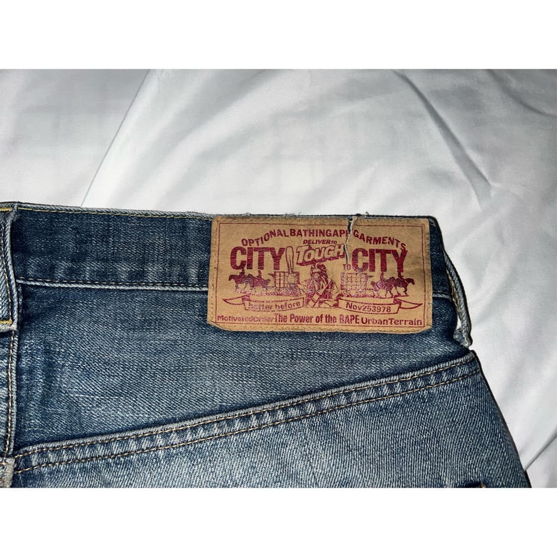 Bape 00s Vintage Denim Pants 상품이미지6