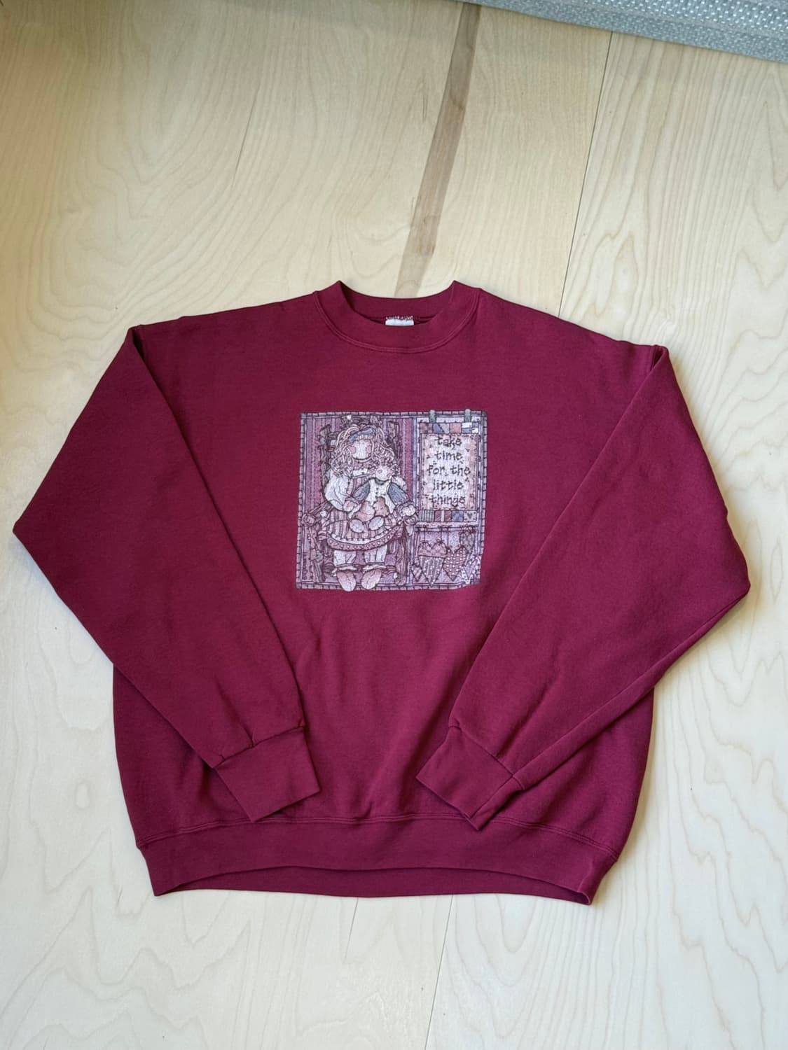 Vintage Burgundy Sweat shirt 상품이미지1