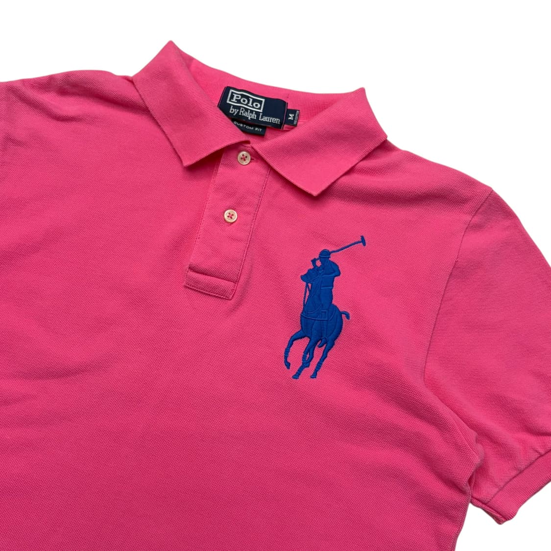 Polo Ralph Lauren 폴로 빅포니 핑크 카라티 M 상품이미지2