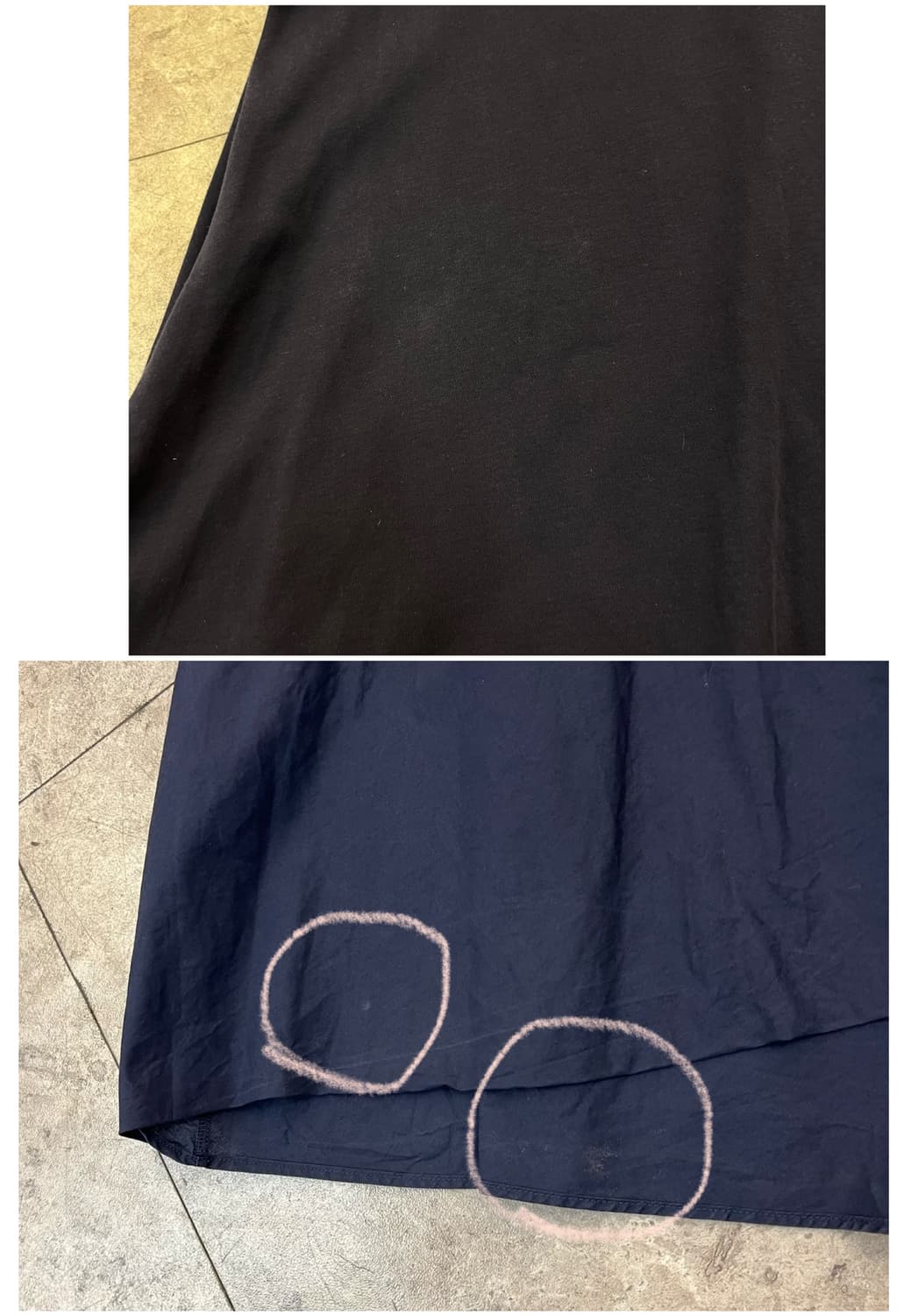 코스 저지 원피스 네이비 L #csz4060 상품이미지6