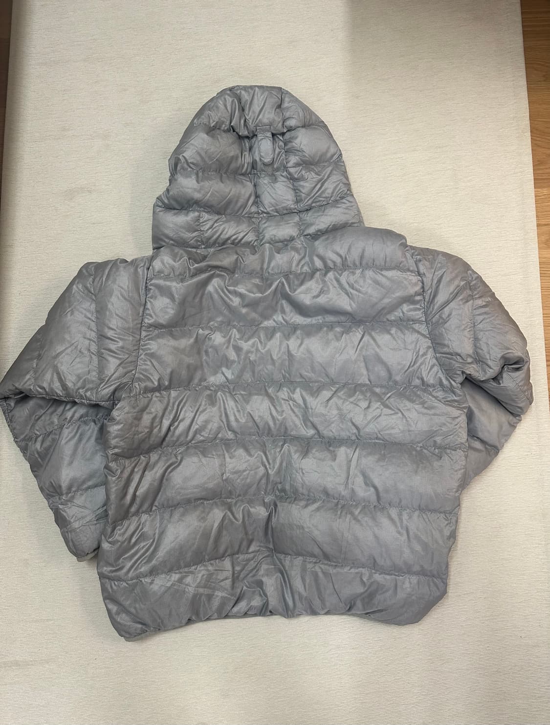 (XL)몽벨 알파인 일본 빈티지 경량 다운 레어 실버 상품이미지5