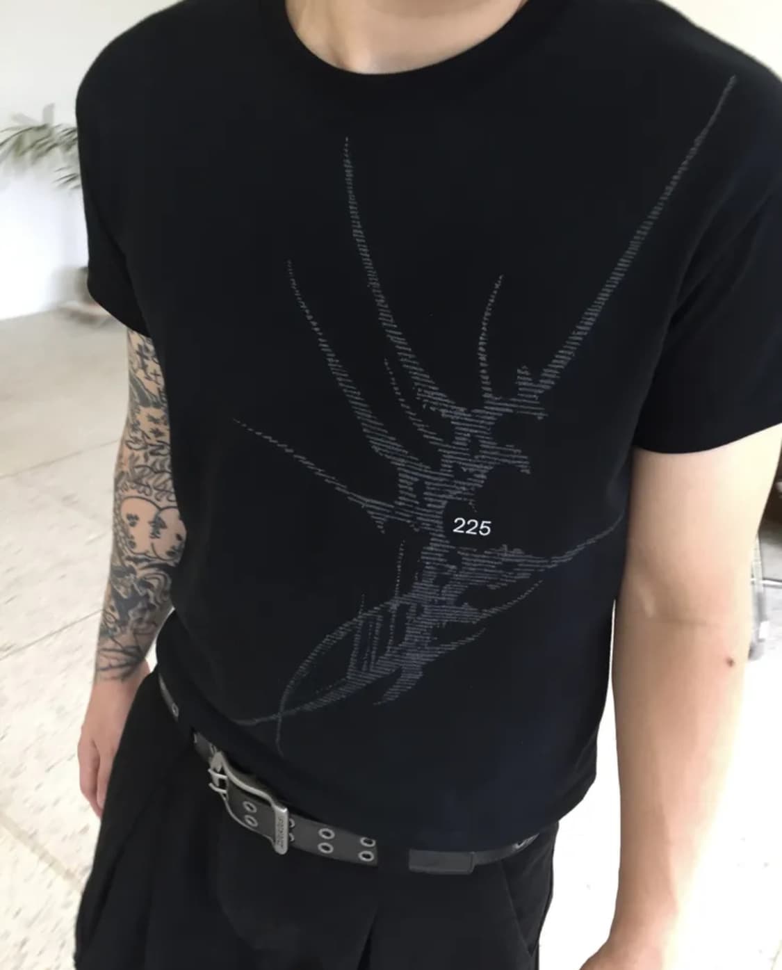 225 halftone line t-shirt 반팔 상품이미지1