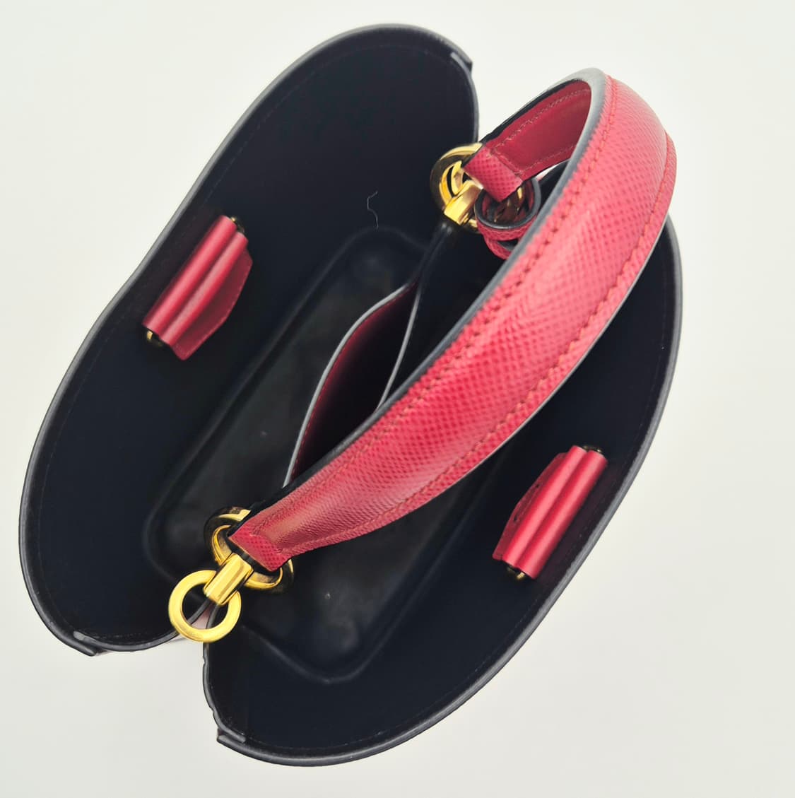 프라다 1BA212 사피아노 두블레 파니에 미듐 숄더백 상품이미지10