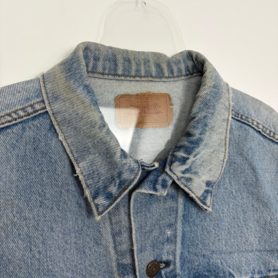 80s 리바이스 데님 청 트러커 자켓 상품이미지2