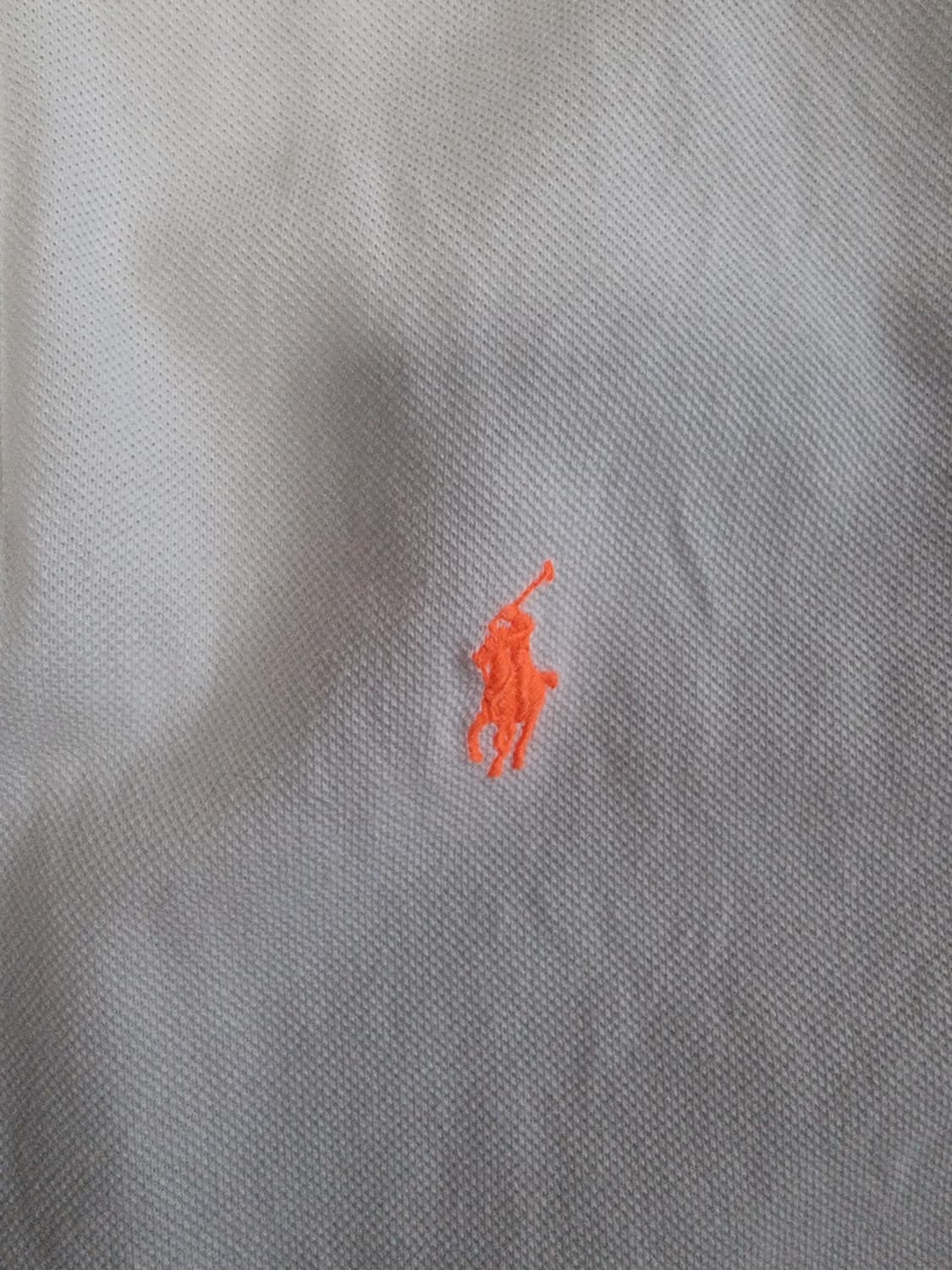 폴로 랄프로렌 화이트 반팔 카라티 S 상품이미지2