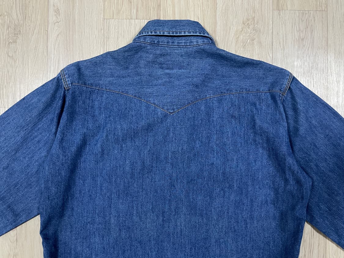 95~100) 60's 복각 랭글러 재팬 데님 웨스턴셔츠(데드스탁) 상품이미지8