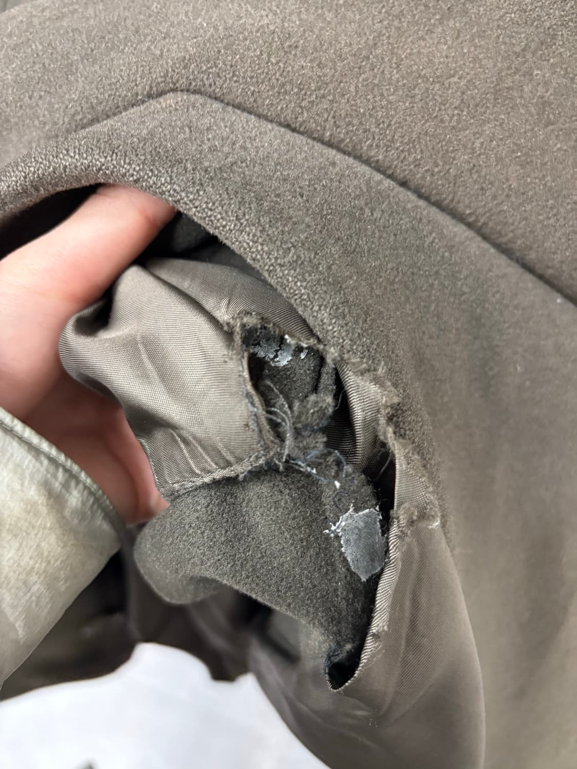 휴고보스 울 브라운 하이넥 코트 A3140 상품이미지7