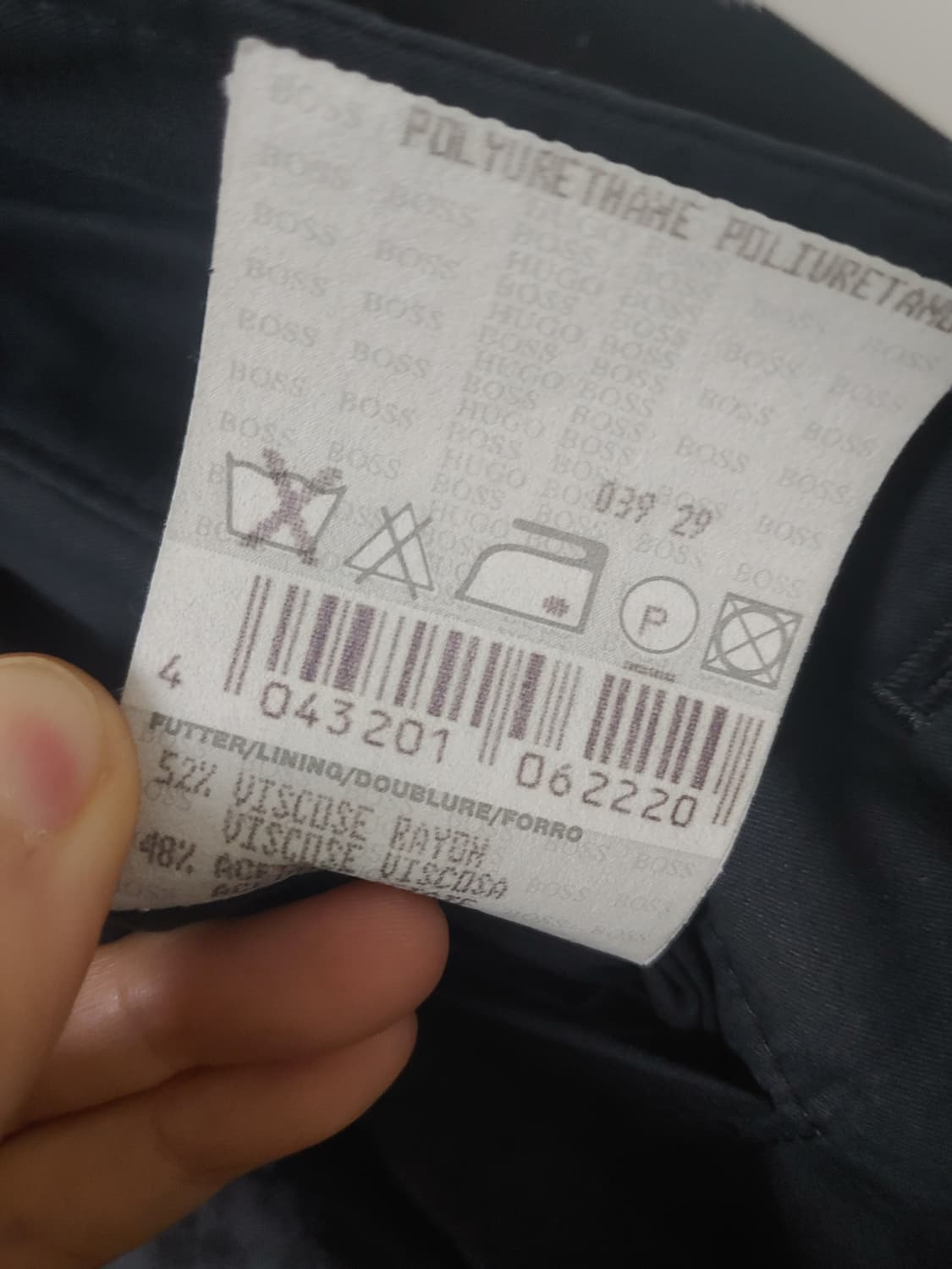 휴고 보스 남성 트랜치 자켓-48사이즈 상품이미지8