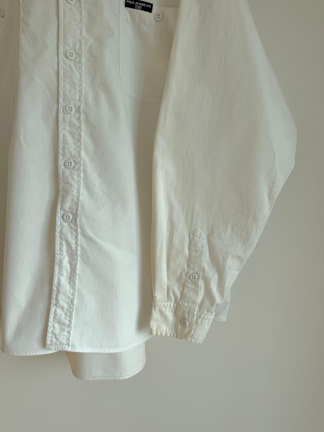 폴로진스(POLO JEANS) 오버 워크 셔츠 상품이미지4