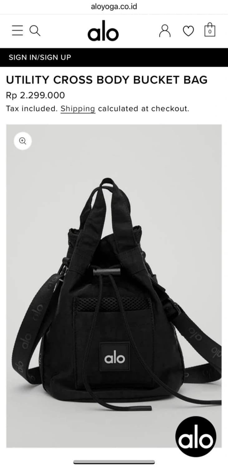 Alo 알로요가 크로스바디 버킷백 상품이미지2