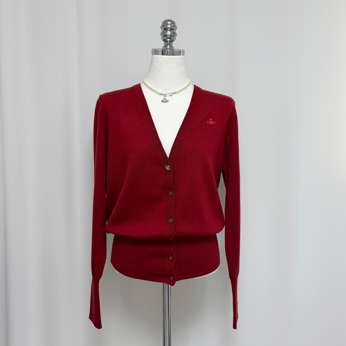 비비안웨스트우드 레드라벨 브이넥 울 가디건 상품이미지6