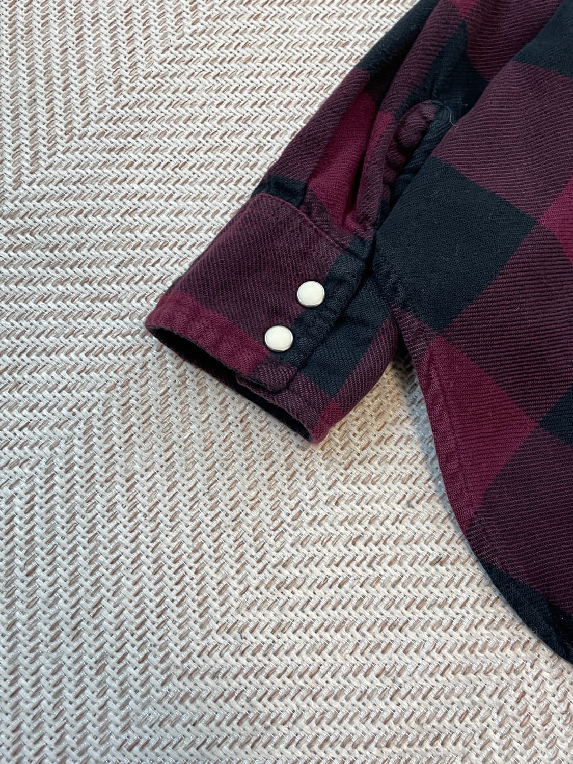 리바이스 버건디 체크 웨스턴 셔츠  J03844 상품이미지8