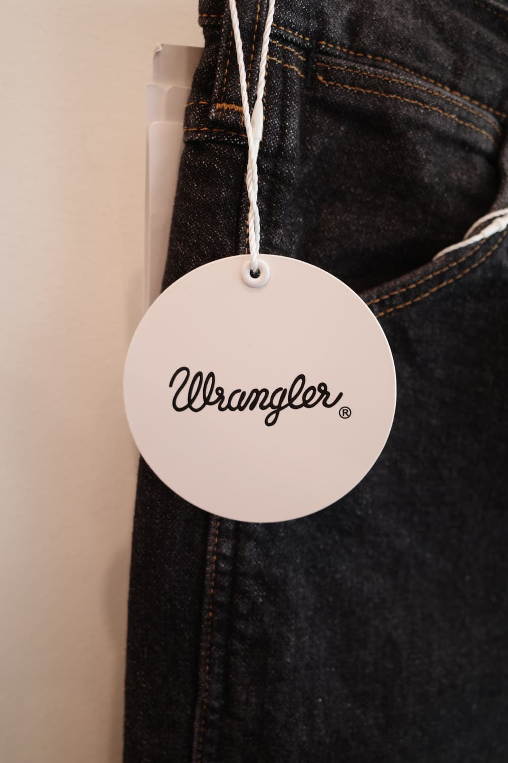 Wrangler x MAYSON GREY 랭글러 흑청 데님 (30인치) 상품이미지4