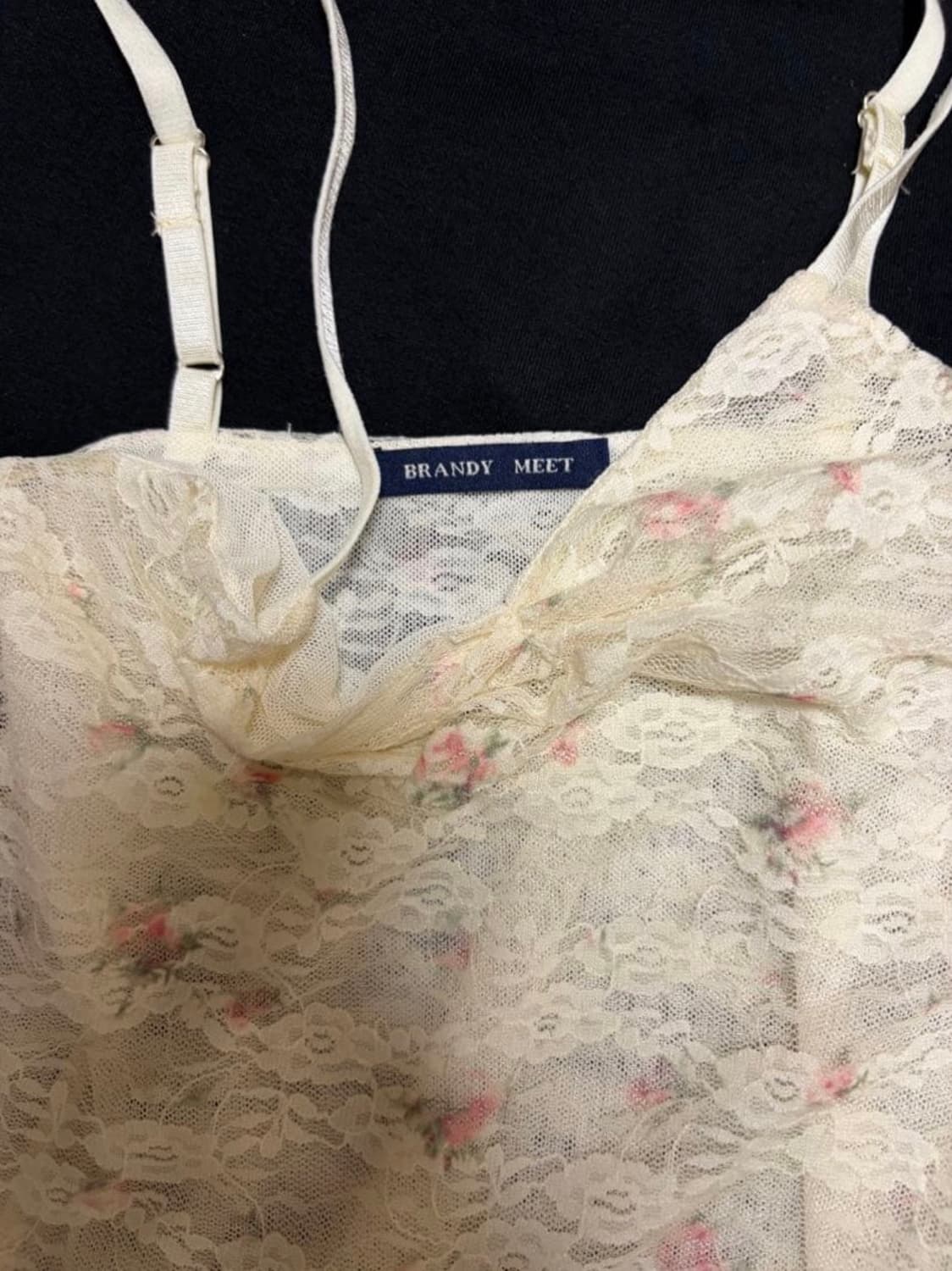 (replica) Floral Lace Tank 상품이미지3