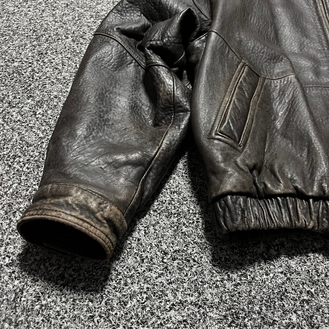 vintage leather jacket  상품이미지4