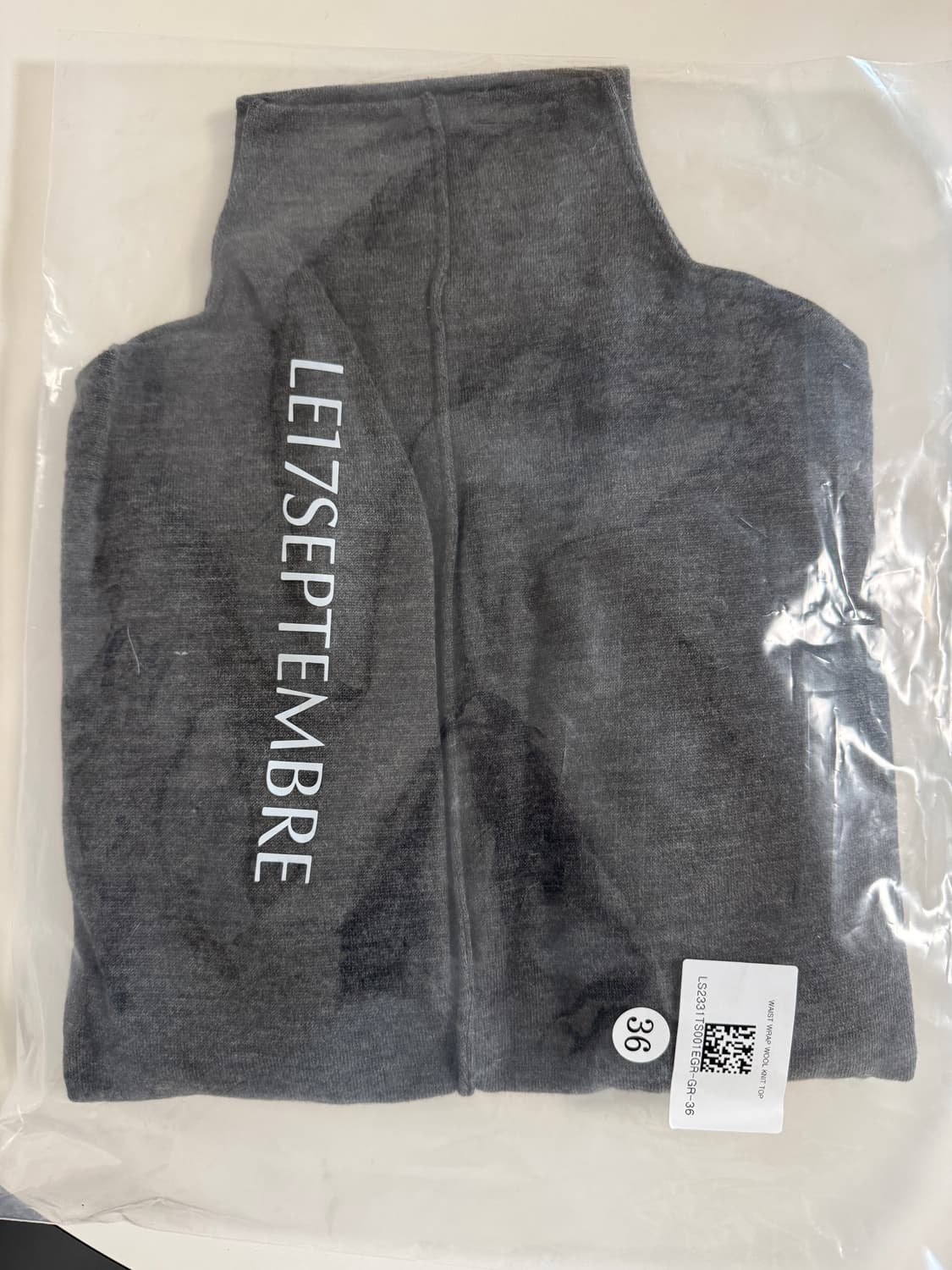 르917 웨이스트 울 니트 탑 상품이미지2