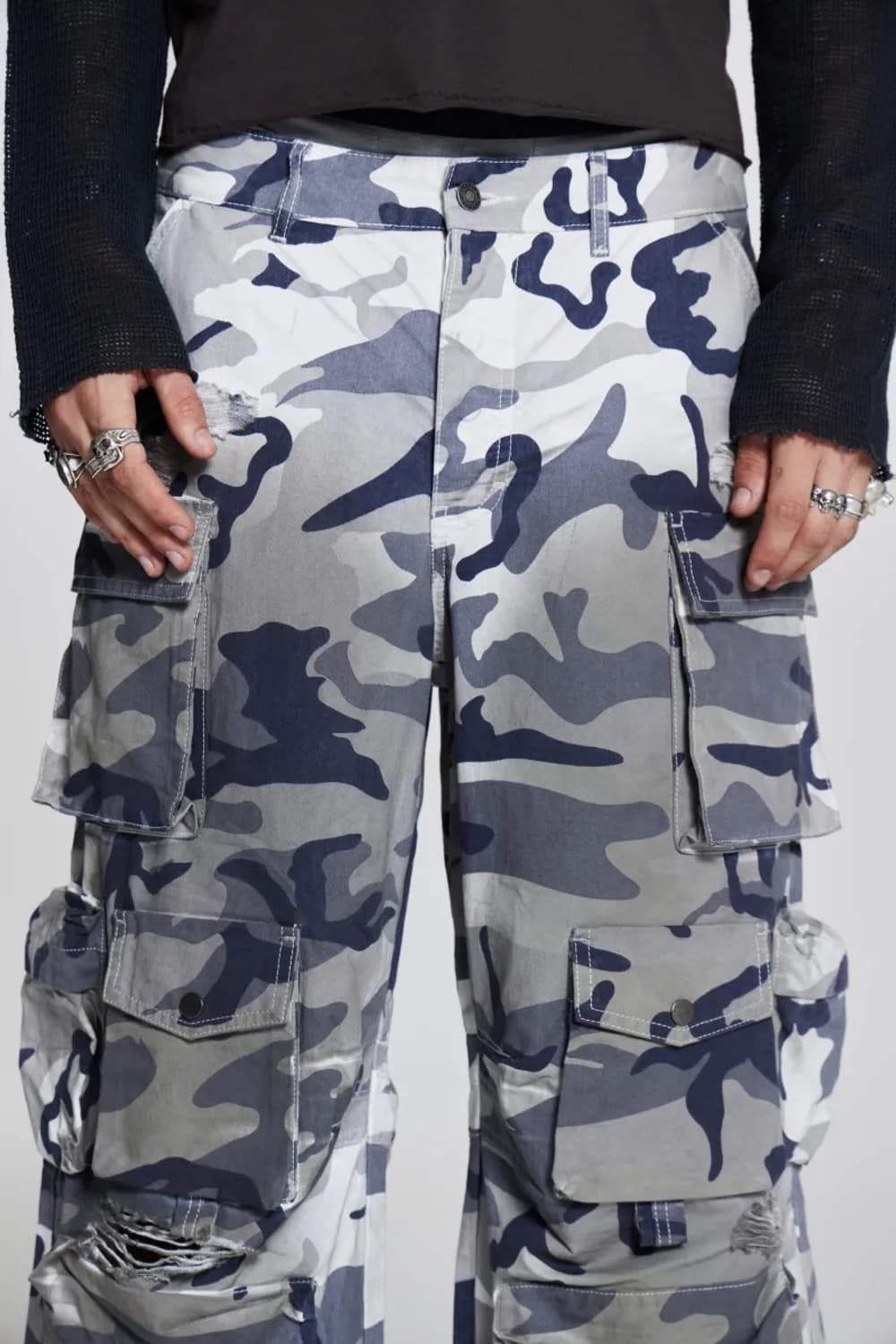Jaded london siberia 카모 카고팬츠 L 상품이미지4