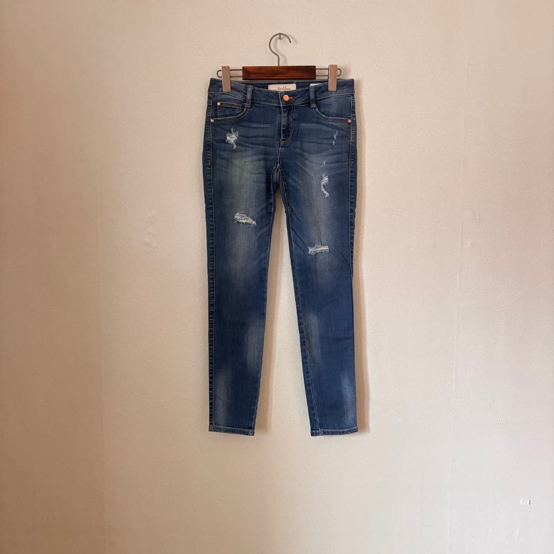 얼진 26 슬림 실루엣 스판 데님 청바지 라이센스 정품 빈티지 상품이미지1