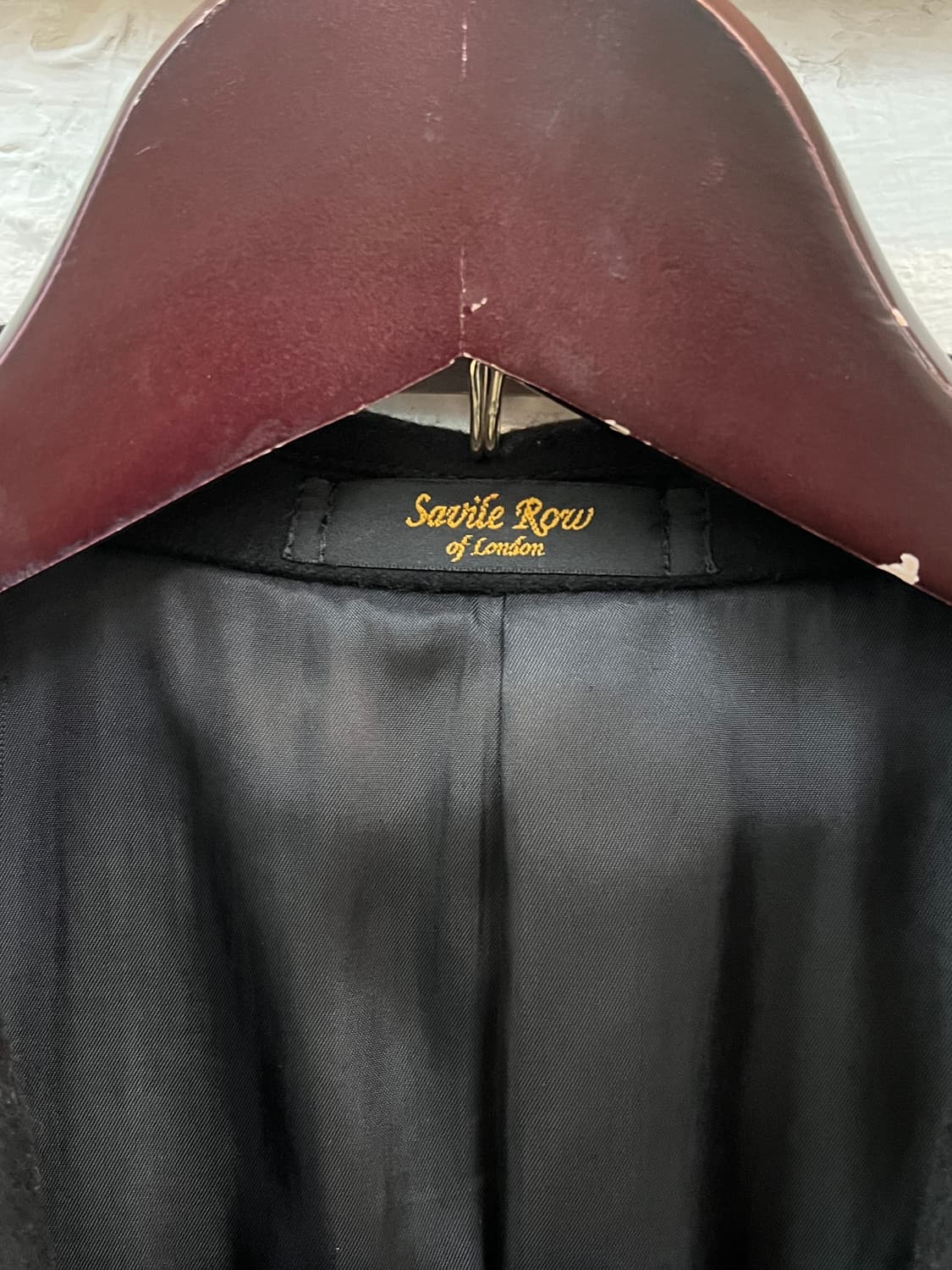 Savile Row of London 울 캐시미어 블레이저 블랙 M 상품이미지2