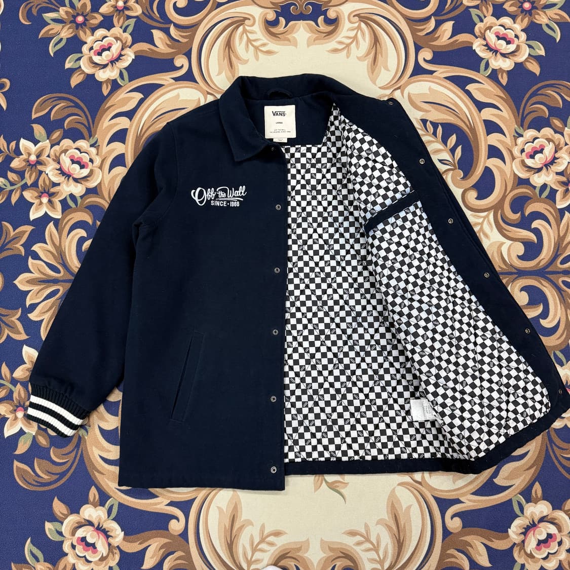 (L)반스 Vans 울 바시티자켓(네이비) 상품이미지3