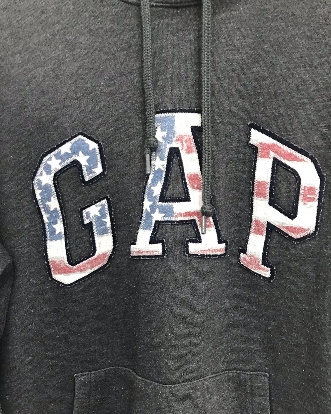갭 성조기 차콜 후드티 상품이미지4