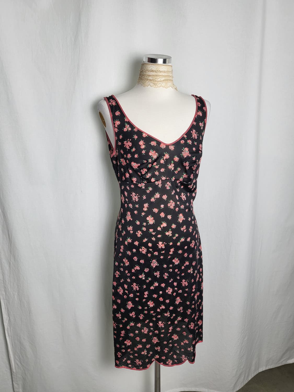 빈티지 플로럴 슬립 원피스 상품이미지1