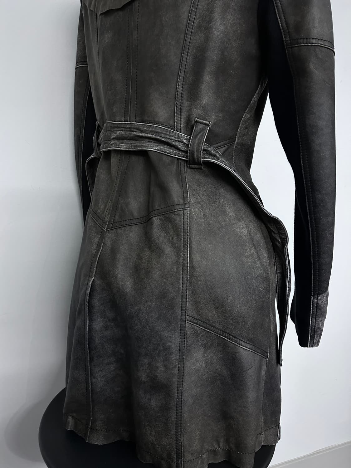 워싱 램스킨 아티저널 코트 상품이미지7