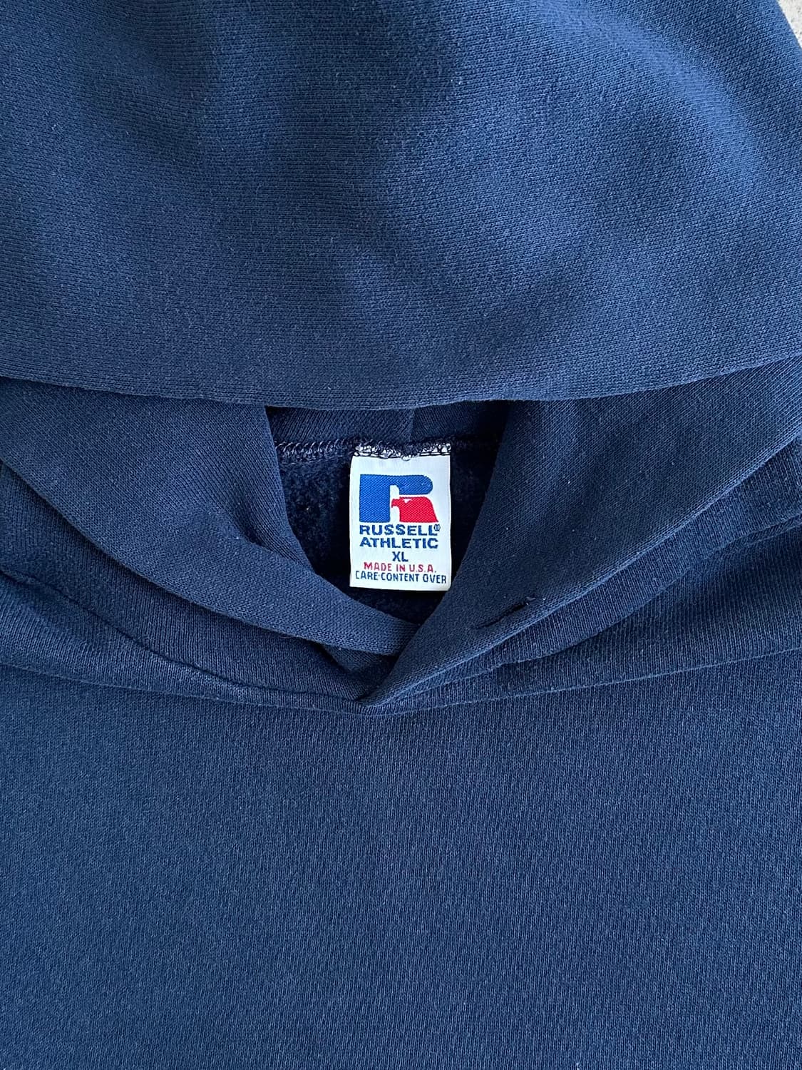 90s 빈티지 러셀 후드 네이비 XL USA 상품이미지6