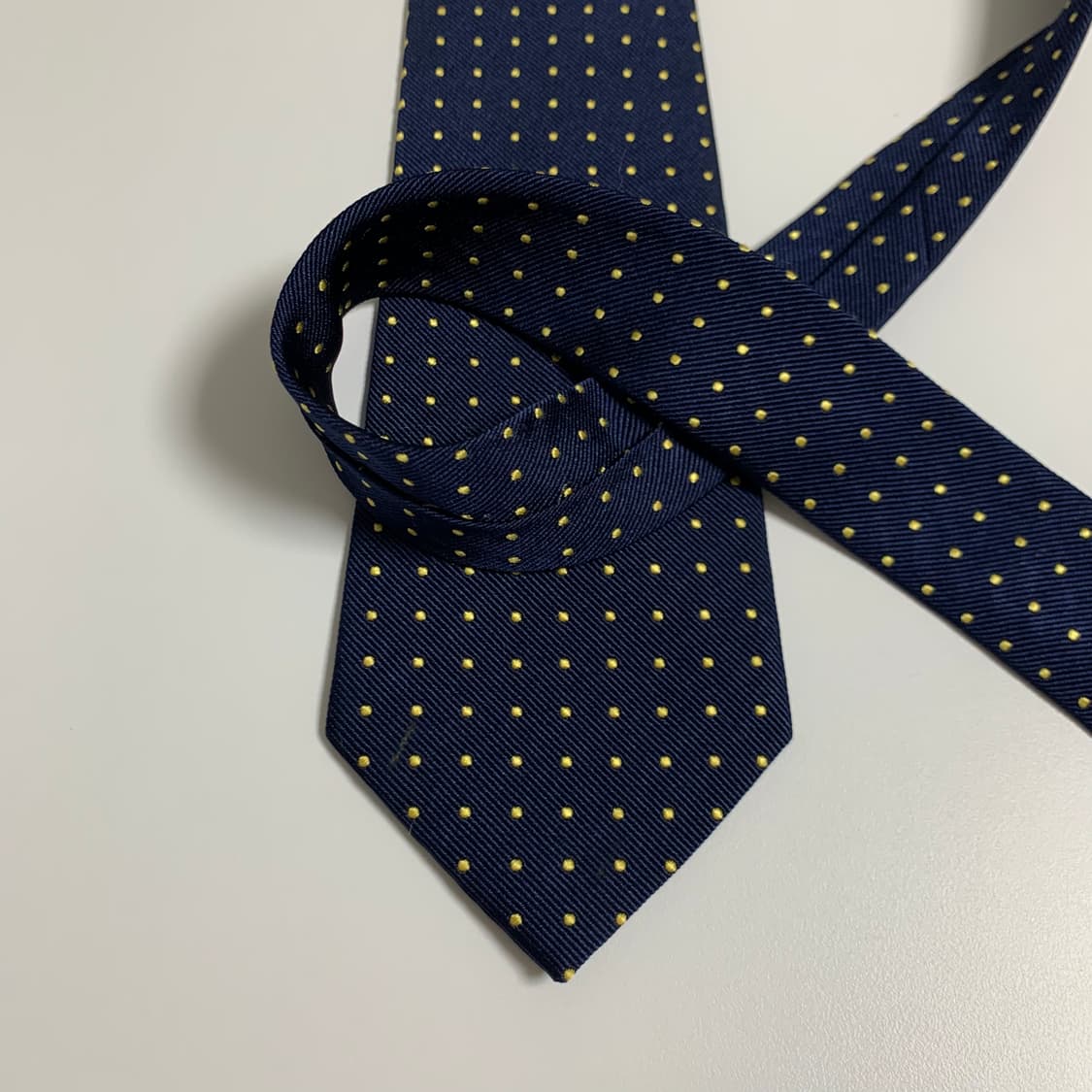 폴로 랄프로렌(POLO) 도트 명품넥타이 B+등급 8cm 상품이미지10