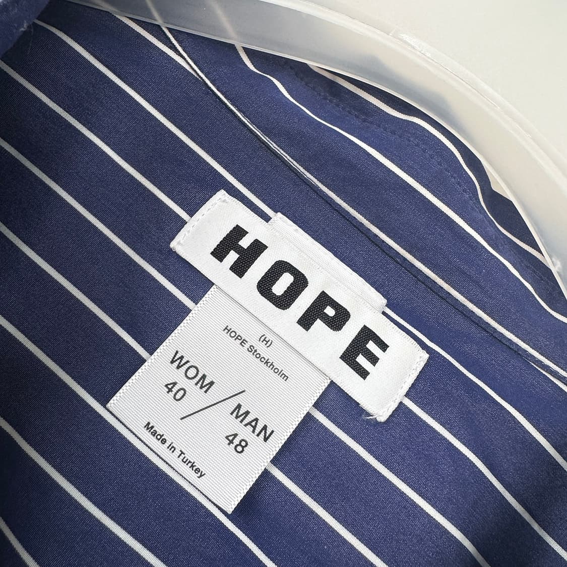 HOPE Stockholm 23 스트라이프 언발 셔츠 상품이미지2