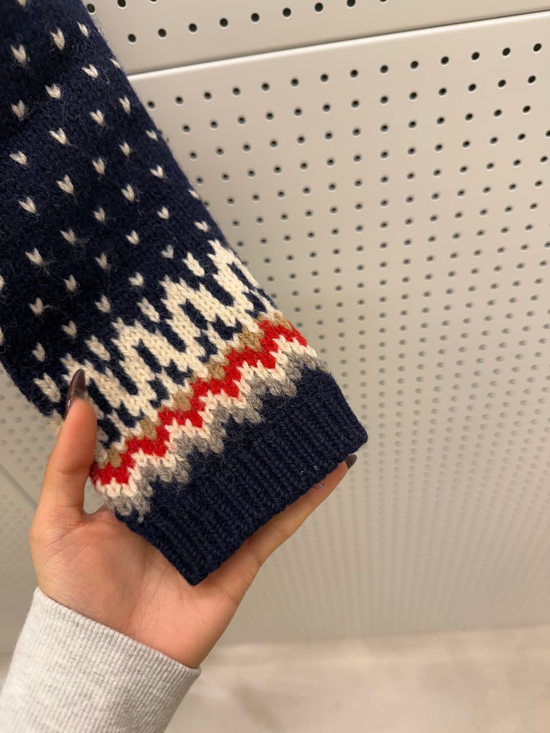 세인트마크 페어아일 패턴 가디건 U1341 상품이미지4