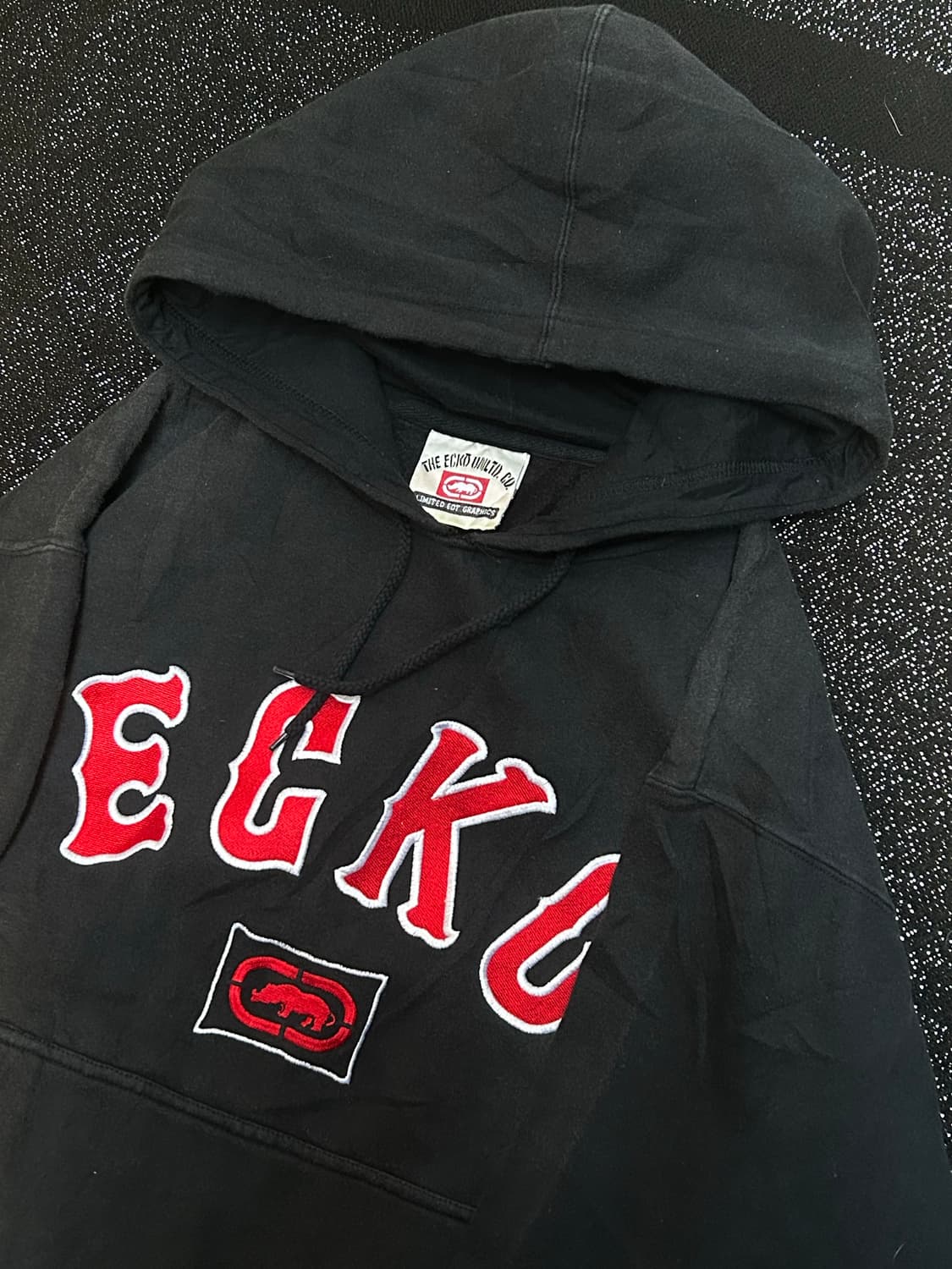 *Rare* 1990s  ECKO 올드스쿨 힙합 크롭핏 후드티 상품이미지2