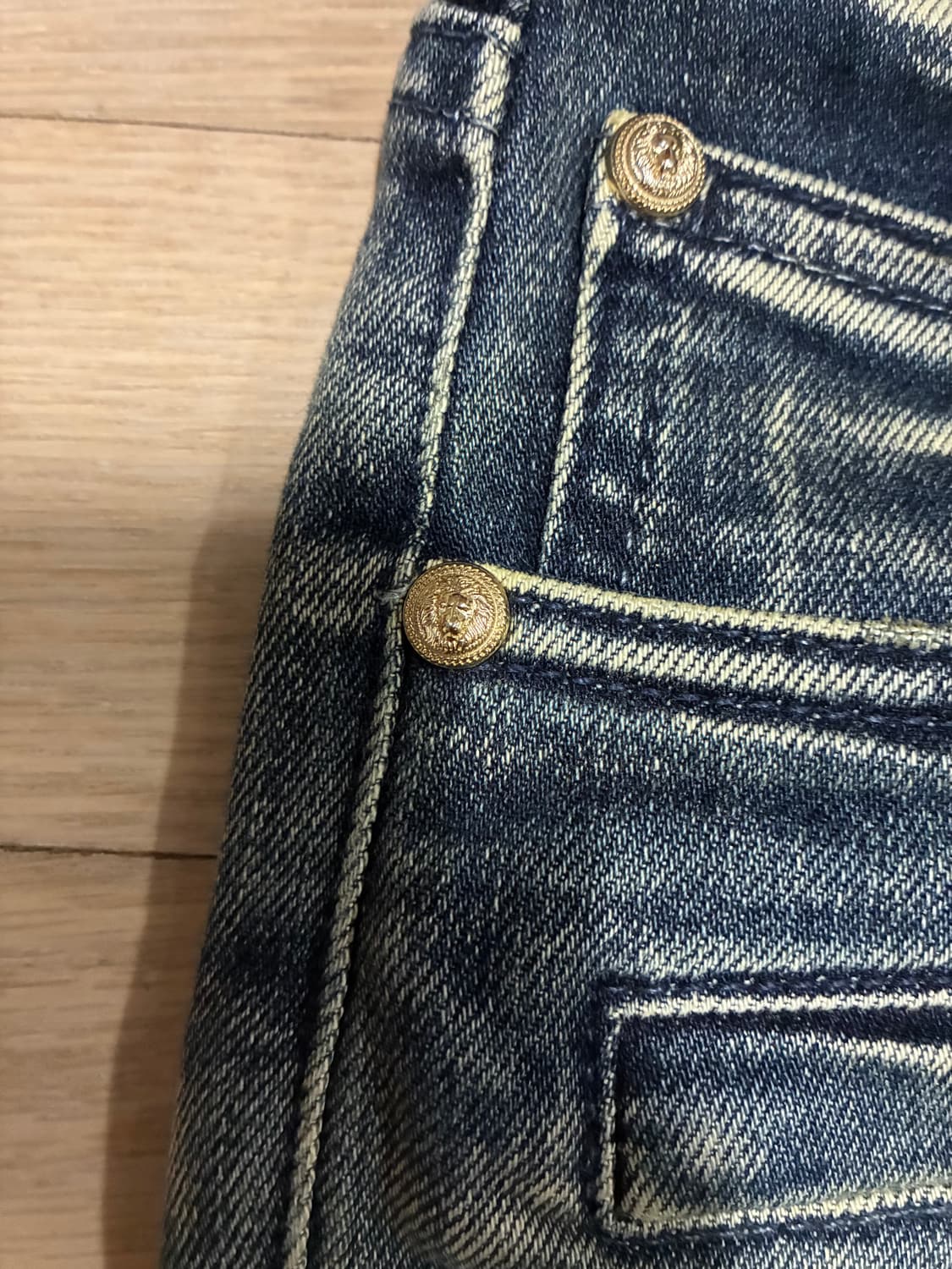 발망 클래식 슬림핏 녹워싱 바이커진 상품이미지7