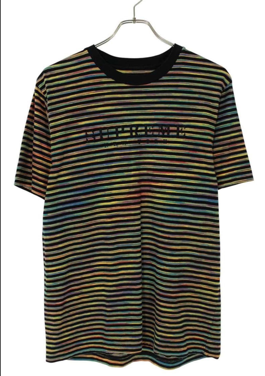 슈프림 스태틱 스트라이프 반팔티셔츠 XL 상품이미지1