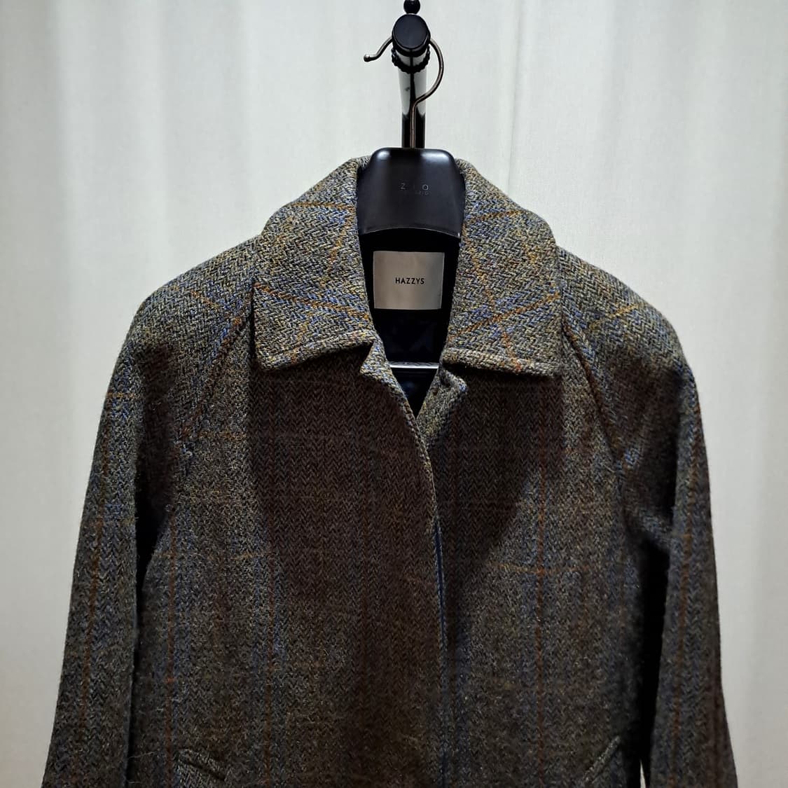 (택포) 23FW 헤지스레이디스  해리스트위드 맥코트 90 A903 상품이미지2