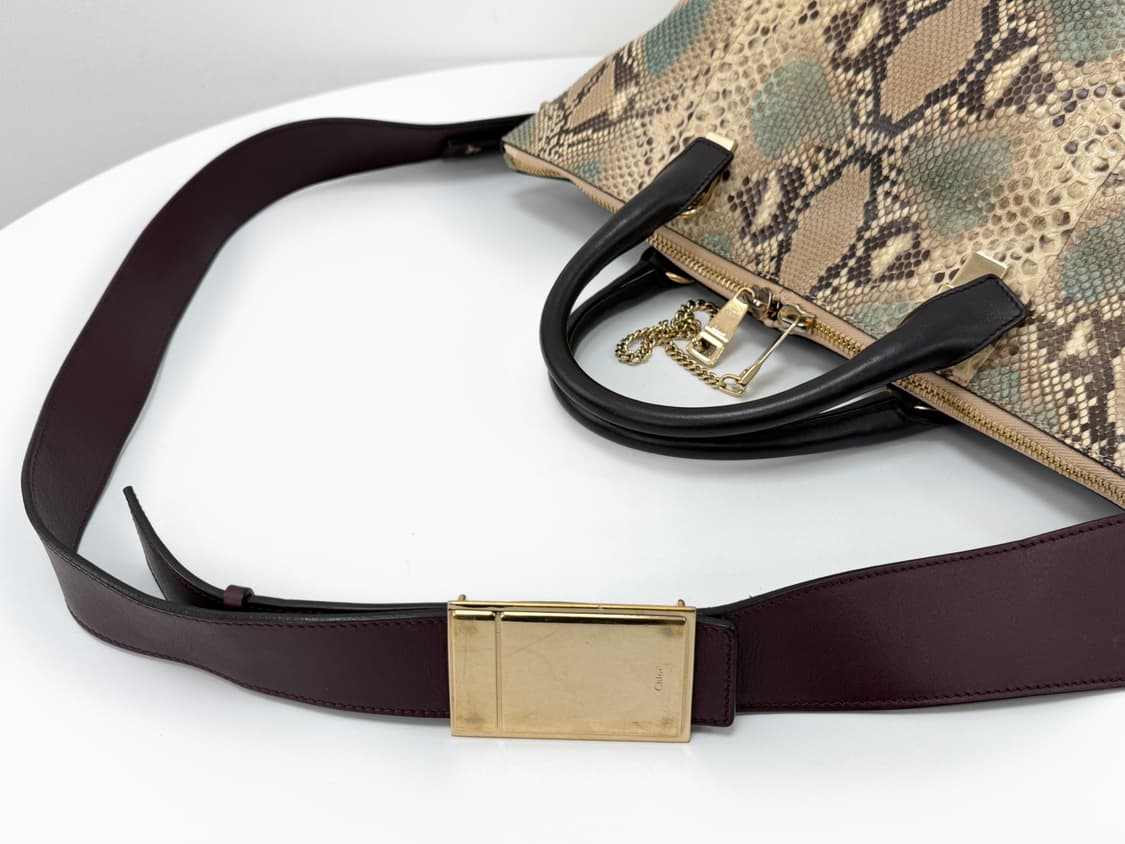 끌로에 파이톤 레더 2WAY 토트 & 크로스백 상품이미지5