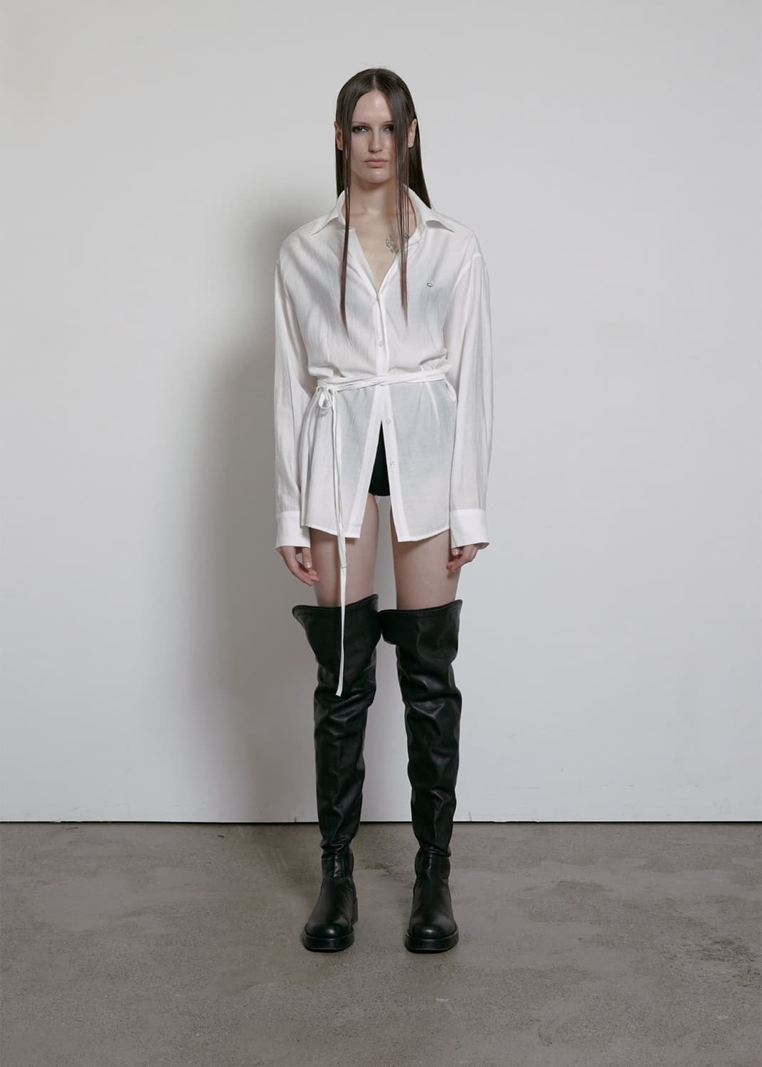 (택o새상품) 보헤미안서울 WAIST STRAP LOOSE-FIT SHI 상품이미지1