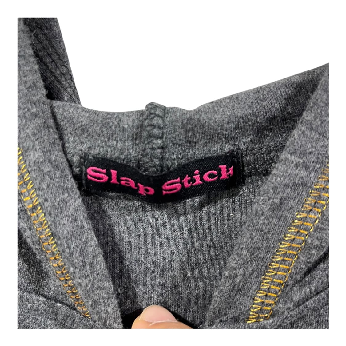 [Slap Stick] 슬랩스틱 큐빅 프린팅 크라운 후드집업 상품이미지5
